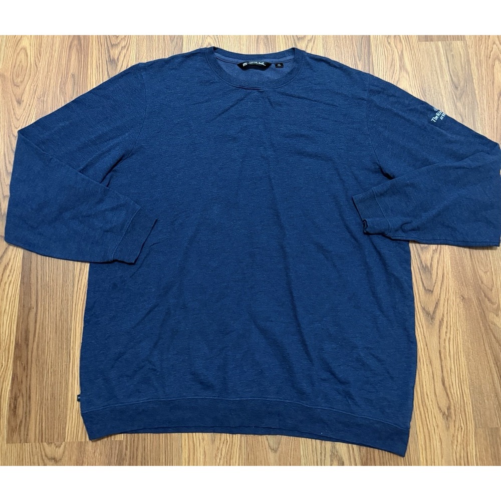 TravisMathew Crewneck Sweatshirt Mens 2XL Fink 2.0 River Course Keystone Golf